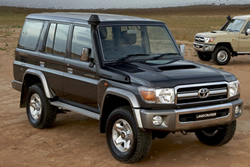 Roof Racks Toyota Landcruiser 70 series vehicle pic